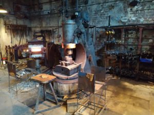 Arbeitsplatz im Sensenhammer